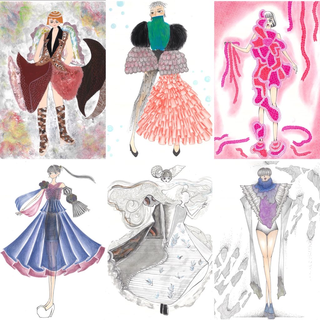 受賞者発表 第３回高校生ファッションデザイン画コンテスト 上田安子服飾専門学校 ファッションと 生きていく